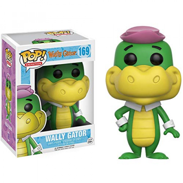 Funko Wally Gator: Hanna-Barbera x POP! Figura de vinilo de animación y 1 POP. Paquete de protector gráfico de plástico PET compatible [# 169/11851 - B]