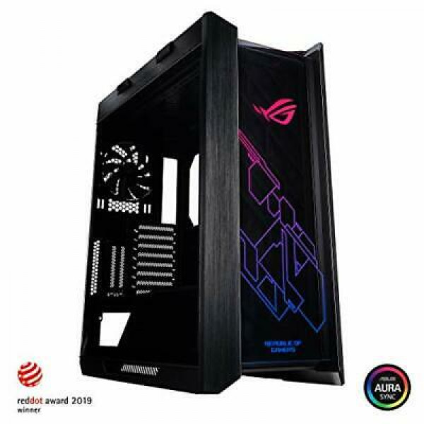 Caja para computadora de torre media ROG Strix Helios GX601 RGB para hasta placas base EATX