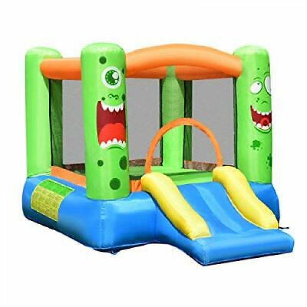 Castillo inflable de la despedida del salto y de la diapositiva de la gorila de la pared de la malla de Oxford de la diversión de los niños