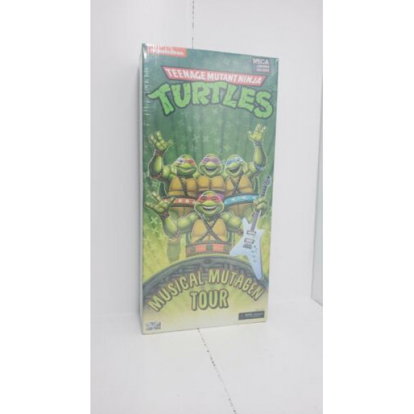 NECA TMNT SDCC 2020 MUSICAL MUTAGEN TOUR PACK DE 4 CIFRAS EXCLUSIVAS DE OBJETIVO DE 6 ”MISP