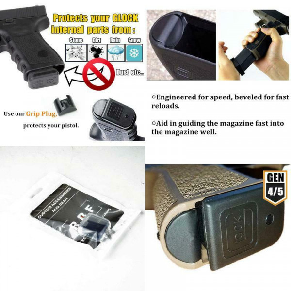 Accesorios Glock 17 18 19 20 21 22 23 24 25 Apretón Cuadro Insertar Enchufe Gen