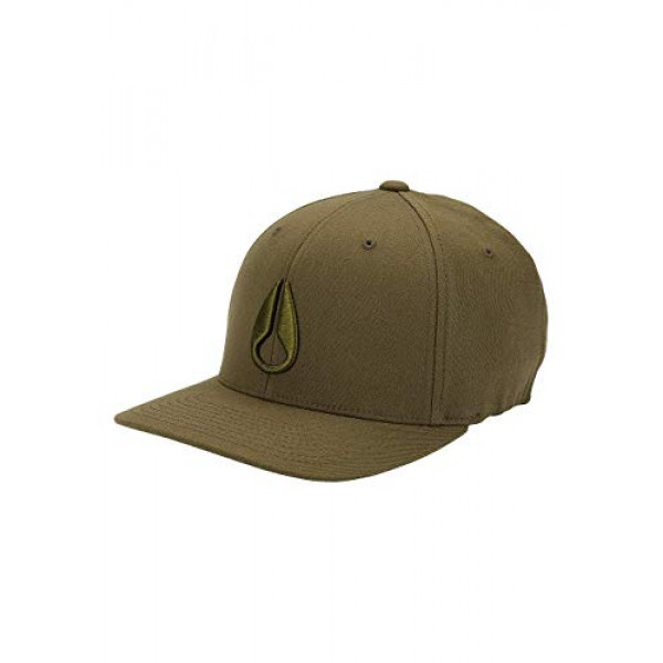 Gorra deportiva NIXON Deep Down FF Oliva SM / MD