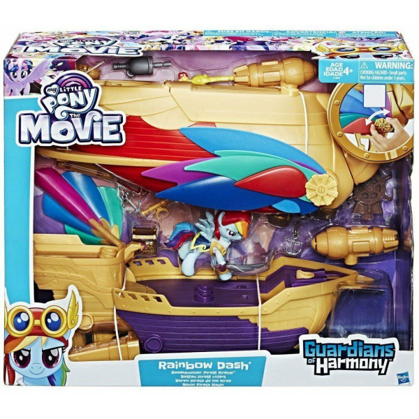 My Little Pony La Película, Rainbow Dash Swashbuckler Barco Pirata Dirigible