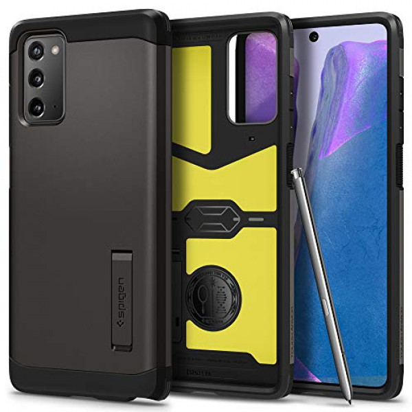 Spigen Tough Armor diseñado para Samsung Galaxy Note 20 5G Case (2020) - Gunmetal