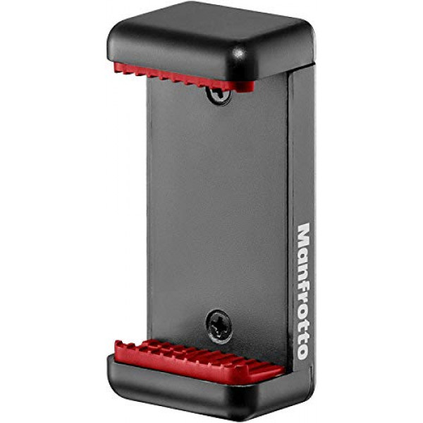 Abrazadera universal para smartphone Manfrotto, versión básica (MCLAMP), negro