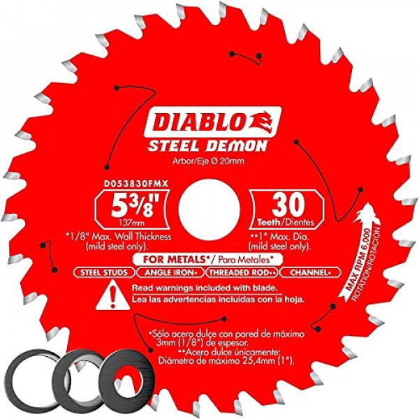 Freud-Diablo DB 5-3 / 8 X ​​30T Ferrous CSB MB, Multi, Talla única (D053830FMX) Paquete de 4