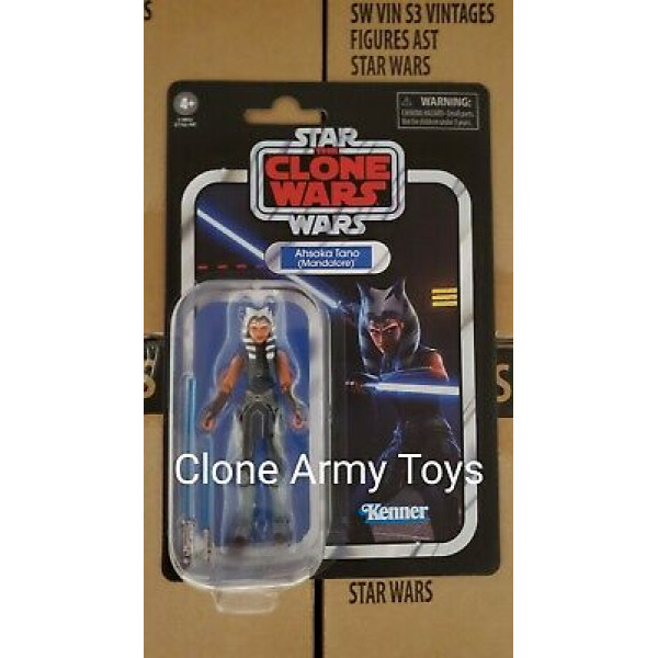 STAR WARS Ahsoka Tano Mandalore Clone Wars VC202 Colección Vintage de Case