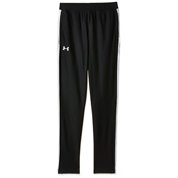 Under Armour Pantalones deportivos de piqué Sportstyle para hombre, negro (001) / blanco, mediano