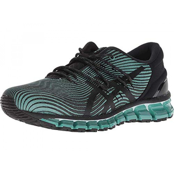 ASICS Gel-Quantum 360 4 Zapatillas para correr para mujer, 7.5, SAGE / Negro