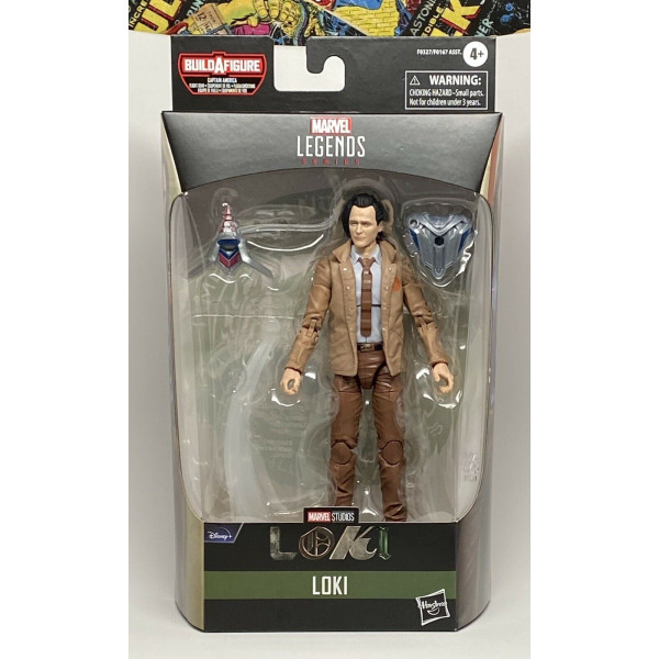 Variante de Marvel Legends Loki TVA Flight Gear Capitán América BAF Wave Disney+