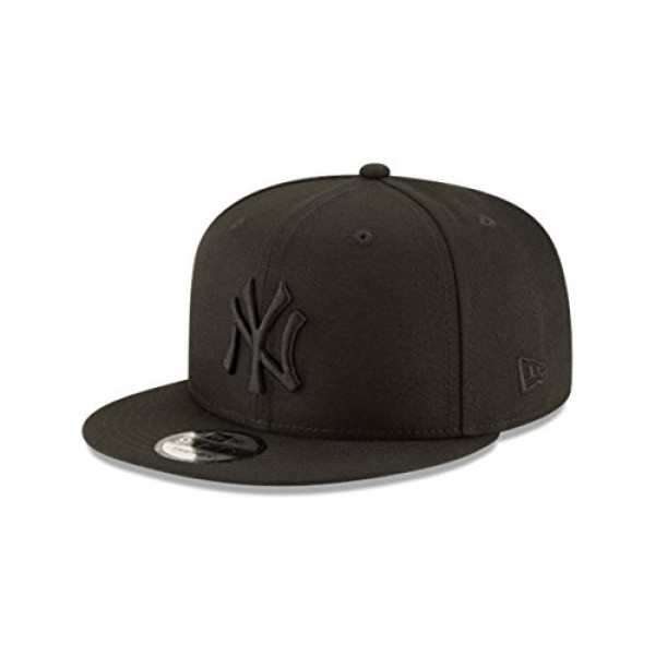 New Era New York Yankees Basic OTC 950 Stretch Fit Sombrero Negro sobre Negro OSFA