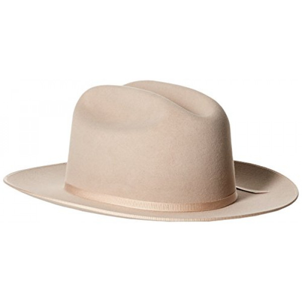 Stetson - Sombrero de vaquero de fieltro para hombre, 6 x Open Road, Silverbelly, 7 1/8