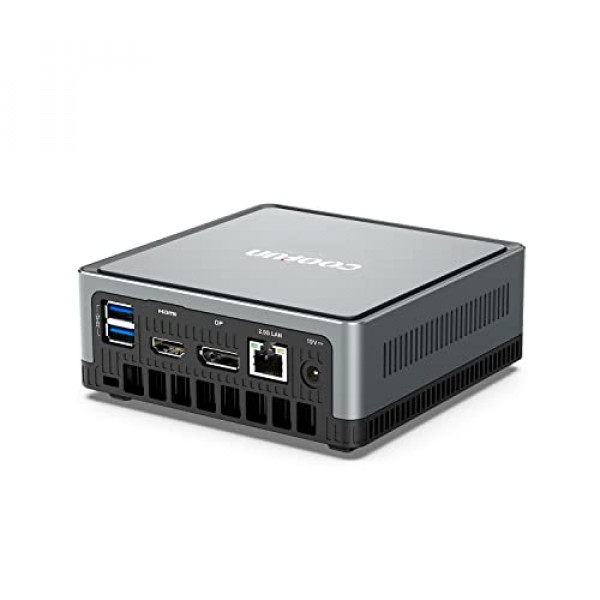 COOFUN UM350 Mini PC Windows 11 Pro 8 GB RAM 256 GB PCIe SSD AMD Ryzen 5 3550H Mini computadoras de escritorio, gráficos Radeon Vega 8, Wi-Fi de doble banda, 4K HDMI/DisplayPorts/USB-C Mini PC para juegos