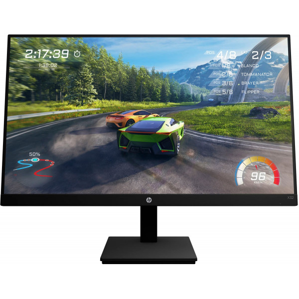 HP - Monitor para juegos IPS QHD AMD FreeSync de 31,5 - Negro