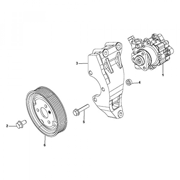 Bomba de dirección asistida Mopar - 68214885AA