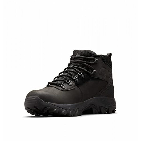 Columbia Newton Ridge Plus Ii Botas de senderismo impermeables para hombre, negro/negro, 10 US