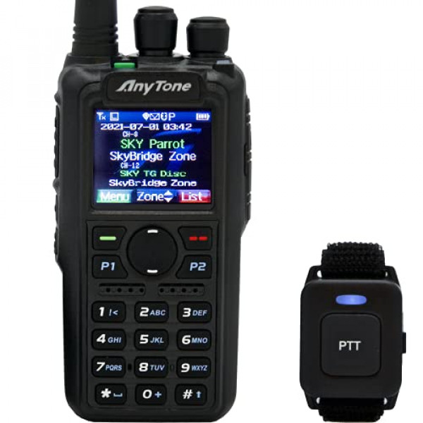 AnyTone AT-D878UVII Plus: banda dual DMR/analógica 7 W VHF, 6 W UHF, con curso de capacitación gratuito de $97, Bluetooth PTT, APRS digital/analógico RX y TX, 500 000 contactos y ¡gran soporte de BridgeCom!