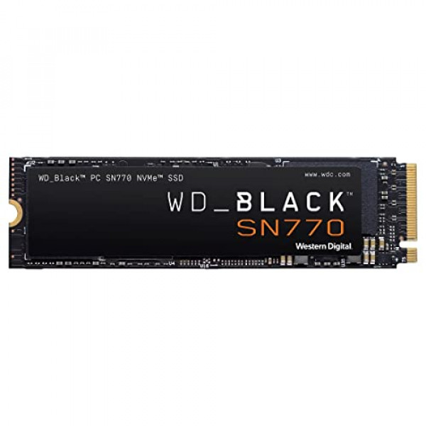 WD_BLACK 1TB SN770 NVMe Unidad interna de estado sólido SSD para juegos - Gen4 PCIe, M.2 2280, hasta 5,150 MB/s - WDS100T3X0E