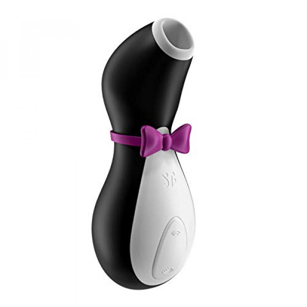 Satisfyer Penguin Air-Pulse Clitoris Stimulator - Tecnología de onda de presión de succión del clítoris sin contacto, impermeable, recargable