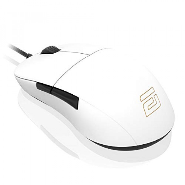 ENDGAME GEAR XM1r Ratón Gaming, Ratón Programable con 5 Botones y 19.000 DPI, Blanco