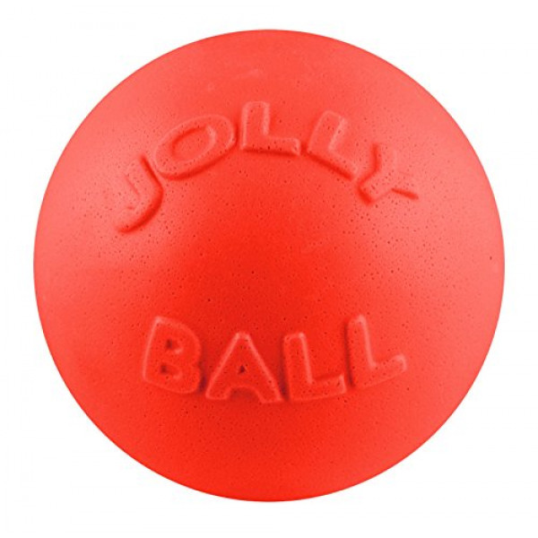 Jolly Pets Pelota de juguete para perros Bounce-n-Play, naranja, 4,5 pulgadas/pequeña, número de modelo: 2545 OR