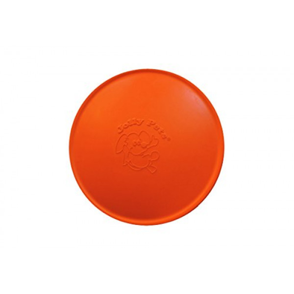 Jolly Pets Juguete flexible y flotante para perros, grande/9,5 pulgadas, color naranja