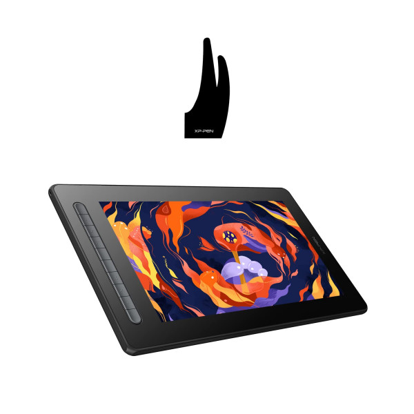 XP-PEN Artist16 2.º lápiz de dibujo con lápiz óptico X3 sin batería y 10 teclas de acceso rápido personalizadas, tableta de arte digital completamente laminada y tamaño libre de guantes de artista