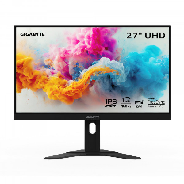 Monitor para juegos Gigabyte de 27 4K 160 Hz IPS con HDR, FreeSync - Tiempo de respuesta de 1 ms