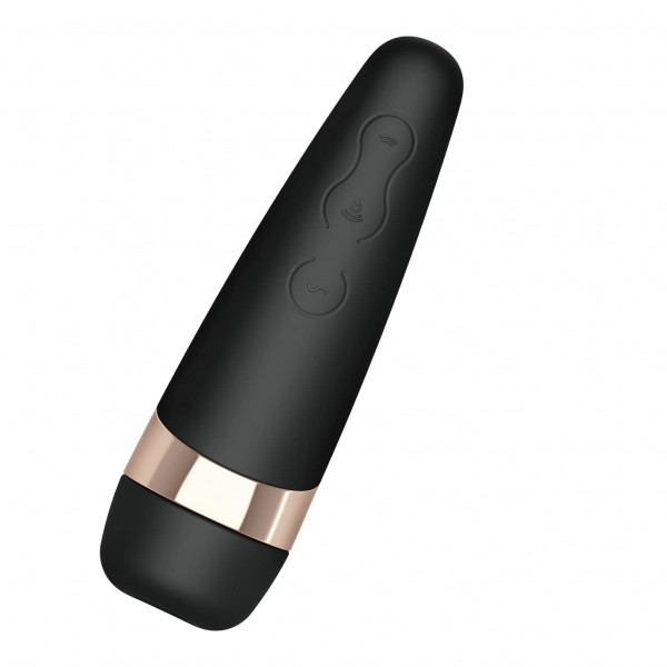 Satisfyer Pro 3+ | Estimulación del clítoris | Vibrador de pulso de aire | Vibrador de onda de presión | Resistente al agua (IPX7) | Batería recargable | Silicona respetuosa con la piel.