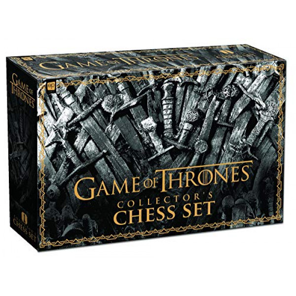 Juego de ajedrez coleccionista USAOPOLY Juego de Tronos | Coleccionables 32 piezas de ajedrez esculpidas personalizadas Personajes de TV de HBO Juego de Tronos