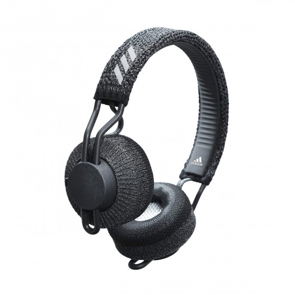 adidas RPT-01 Auriculares supraaurales deportivos Bluetooth - Gris noche, 2,8 x 5,6 x 7,5 pulgadas