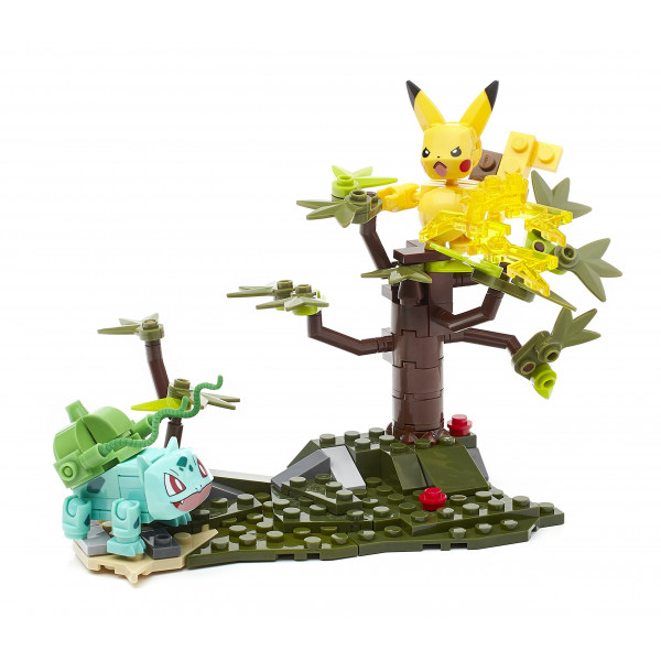 Mega Construx Pokémon Pikachu contra Bulbasaur