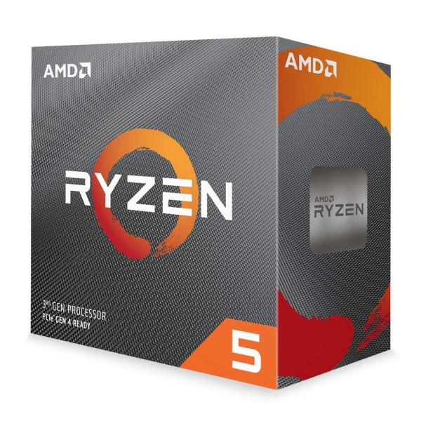 Procesador de escritorio AMD Ryzen 5 3600 de 6 núcleos y 12 hilos desbloqueado con enfriador Wraith Stealth