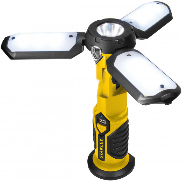 STANLEY SAT3S Luz de trabajo LED de iones de litio recargable de 600 lúmenes con cargador de alimentación USB