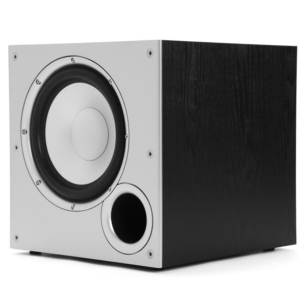 Polk Audio PSW10 subwoofer activo de 10 - Tecnología de puerto de alimentación, hasta 100 vatios, graves grandes en diseño compacto, fácil configuración con sistemas de cine en casa, timbre combinado con monitor y altavoces Polk serie T