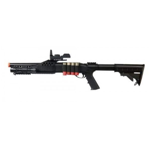 UKARMS Especialista táctico RIS Spring Airsoft Escopeta FPS-320 con accesorios