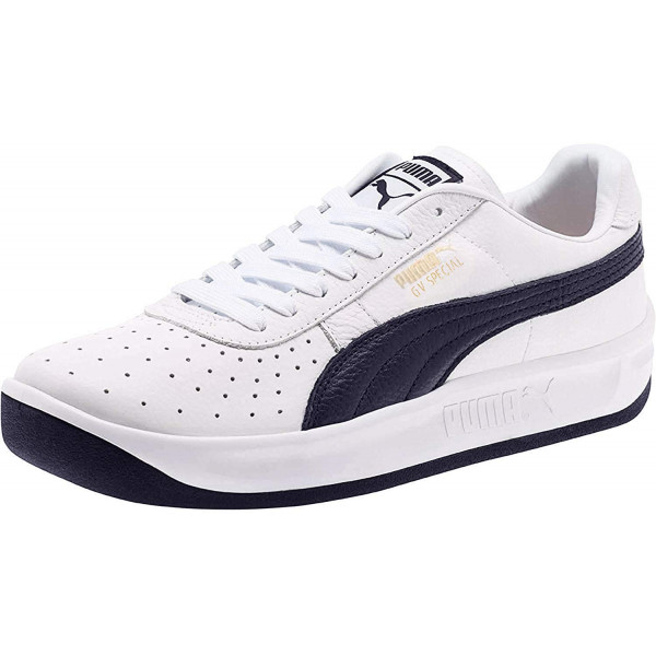 PUMA Zapatillas Gv Special para hombre, blanco/azul marino, 8