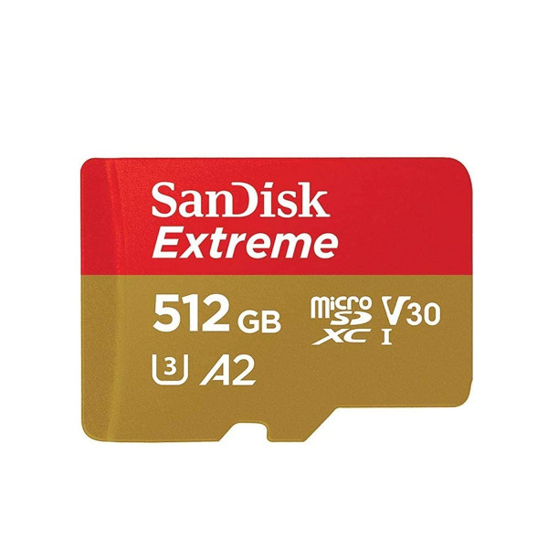 SanDisk 512GB 512G microSDXC [Extreme 160MB/s] microSD Micro SD SDXC UHS 4K U3 V30 A2 C10 Clase 10 SDSQXA1-512G Tarjeta de memoria para teléfono móvil