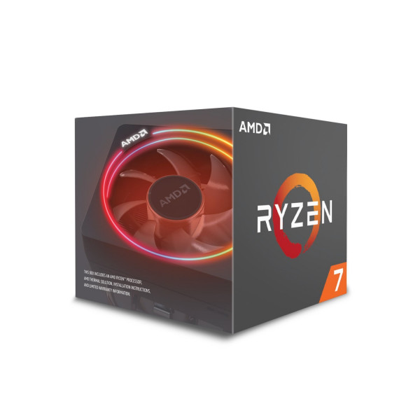 Procesador AMD Ryzen 7 2700X con enfriador LED Wraith Prism - YD270XBGAFBOX