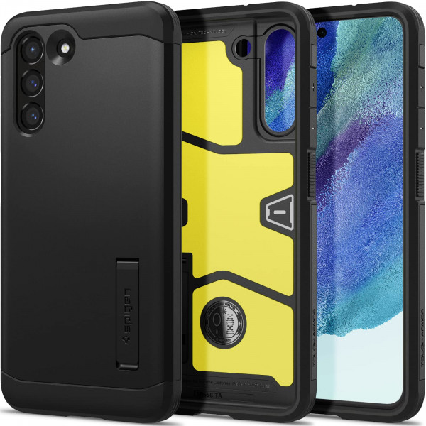 Spigen Tough Armor diseñado para el estuche Galaxy S21 FE (2021) - Negro