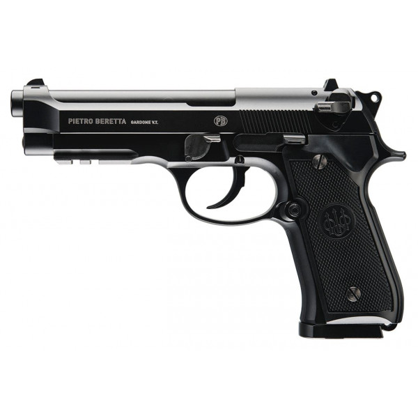 Umarex Pistola de aire comprimido Beretta M92 A1 Blowback Full-Auto calibre .177 BB, negra, grande