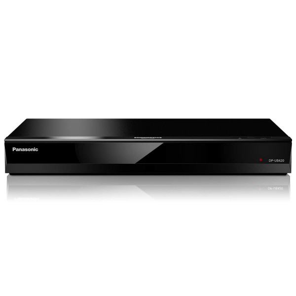 Panasonic Streaming 4K Blu Ray Player, reproducción de vídeo Ultra HD Premium con audio de alta resolución, asistencia de voz - DP-UB420-K (negro)