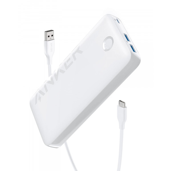 Anker Power Bank, cargador portátil de 20,000 mAh con carga rápida USB-C, funciona para iPhone 15/15 Plus/15 Pro/15 Pro Max, iPhone 14/13/12 Series, Samsung, iPad Pro, AirPods, Apple Watch y más