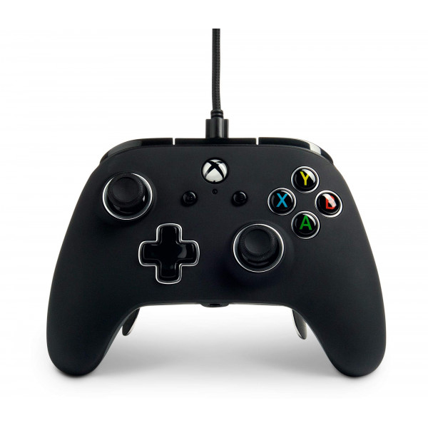 Controlador con cable PowerA FUSION Pro para Xbox One - Negro, Gamepad, Controlador de videojuegos con cable, Controlador de juegos, Xbox One, Funciona con Xbox Series X|S