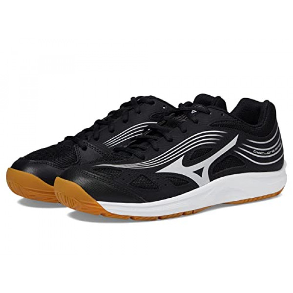 Mizuno Cyclone Speed ​​3, Zapatillas de Voleibol para Mujer, Negro-Plata, 10