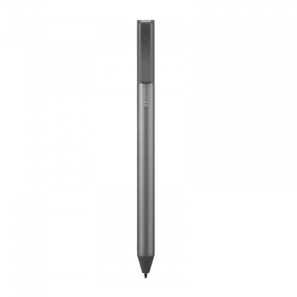 Lenovo USI Stylus Pen, compatibilidad con Chrome OS, 4096 niveles de sensibilidad a la presión, 150 días de duración de la batería, batería AAAA, funciona con Chromebook, GX81B10212, gris