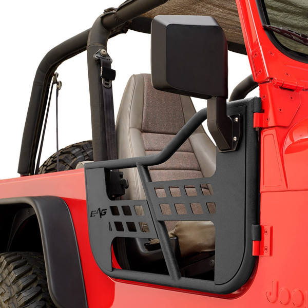 EAG Safari puerta tubular con espejo lateral apto para Wrangler CJ7/YJ 76-95