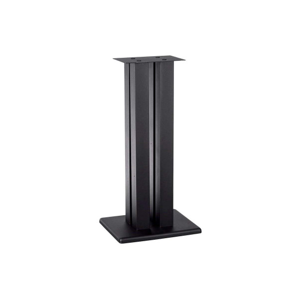 Soporte para altavoz Monolith de 24 pulgadas (cada uno): soporta 75 libras, picos ajustables, compatible con Bose, Polk, Sony, Yamaha, Pioneer y otros, negro