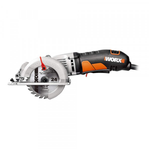 Worx WX429L Sierra circular eléctrica compacta WORXSAW de 4 amperios y 4,5