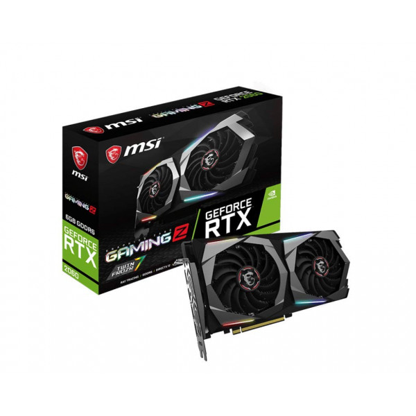 MSI Gaming GeForce RTX 2060 6GB GDRR6 192-bit HDMI/DP Ray Tracing Arquitectura Turing Tarjeta gráfica lista para VR (RTX 2060 GAMING Z 6G)